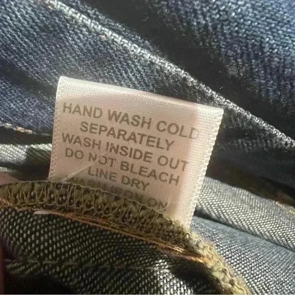 Christopher Banks Flowered Embroidery Dark Jeans Jacket Size Small - Picture 7 of 8